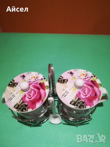 Комплект нови порцеланови чаши за двама, снимка 4 - Чаши - 30989581