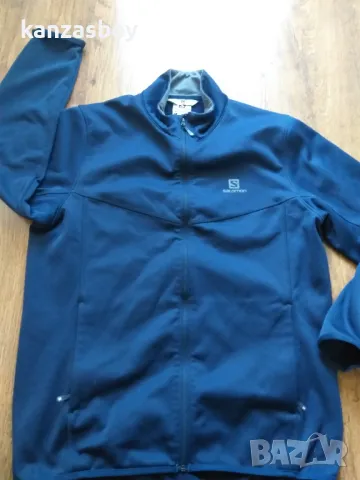 Salomon Full Zip Fleece - страхотно мъжко горнище Л, снимка 4 - Спортни дрехи, екипи - 49090130