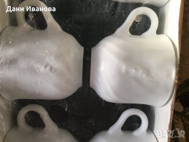 СЕРВИЗ ЗА КАФЕ от темперирано испанско стъкло - 6 чаши с чинийки, снимка 7 - Сервизи - 31623280