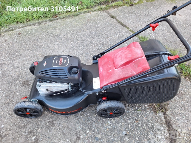 Косачка ALKO Briggs 5к.с. самоходна мулчираща с кош, снимка 13 - Градинска техника - 52749714