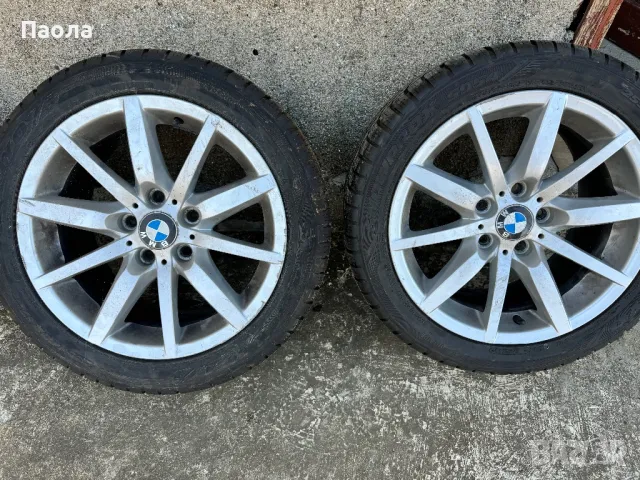 Зимни гуми и джанти за БМВ спорт пакет, снимка 3 - Гуми и джанти - 48070235