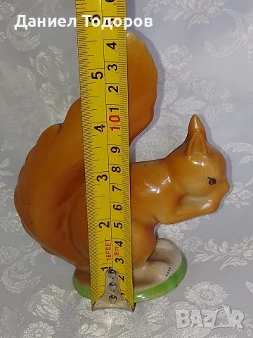 Старa Българска Порцелановa Фигурa - Катерица 🐿️ , снимка 8 - Колекции - 56272829