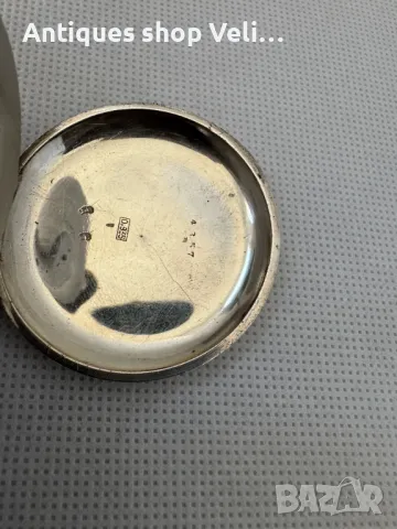 ‼УНИКАТ‼ Сребърен швейцарски  8 дневен джобен часовник HEBDOMAS №6925 , снимка 6 - Антикварни и старинни предмети - 50390099