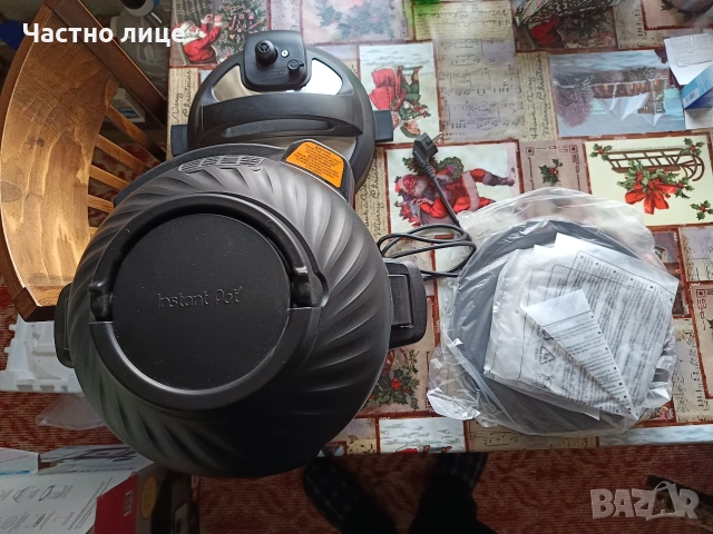 Instant Pot Duo Crisp + Air Fryer 8L – Като нов, ползван 3 пъти, снимка 9 - Мултикукъри - 53355165