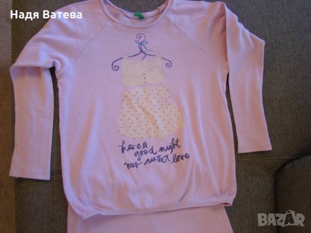 Пижама BENETTON за 10 г. момиче, снимка 2 - Детски пижами - 30532437