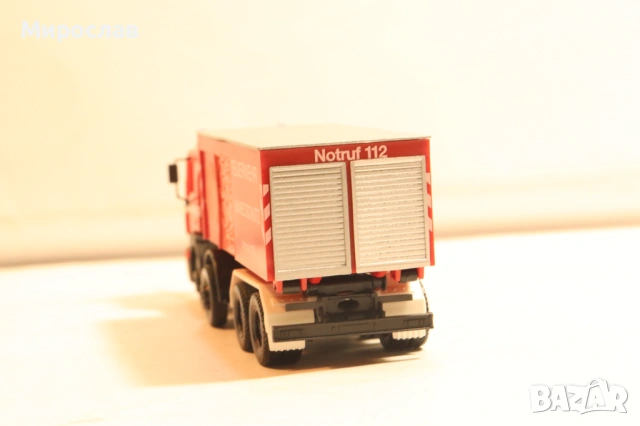 HERPA H0 1/87 МAN КАМИОН ПОЖАРНА МОДЕЛ КОЛИЧКА, снимка 7 - Колекции - 54216021
