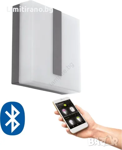 EGLO – LED външен стенен аплик 14W, IP44, Bluetooth