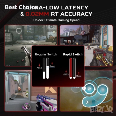 Гейминг клавиатура с магнитни Madlions Mad 68 HE , снимка 3 - Клавиатури и мишки - 52817554