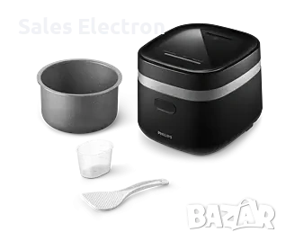 Продавам нов с гаранция -Мултикукър, Philips HD3090/80, 1.8 L, 400 W, снимка 4 - Мултикукъри - 54168379