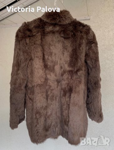 Шуба естествен косъм заек Корея, снимка 7 - Якета - 42859829