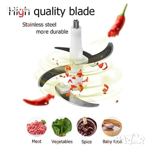 Професионален чопър машина за мелене , снимка 15 - Чопъри и пасатори - 52795203