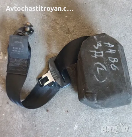 Заден десен-ляв предпазен колан Audi A4 B6 - 8E5 857 805 G, снимка 1