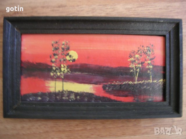 Нова Картина  Пейзаж Изгрев Пано Слънце подарък по Фън Шуй , снимка 2 - Картини - 18567512