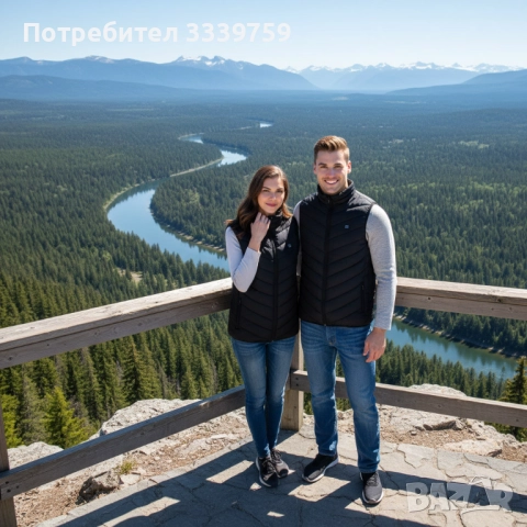 Електрически отопляем елек за зимния период с USB захранване - Unisex, снимка 7 - Елеци - 52109889