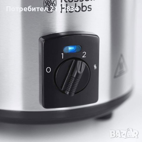 НОВ Компактен уред за бавно готвене Russell Hobbs, снимка 3 - Мултикукъри - 34637382
