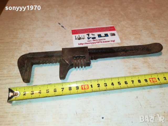 СТАР РАЗДВИЖЕН КЛЮЧ ВНОС ГЕРМАНИЯ 1410212003, снимка 4 - Антикварни и старинни предмети - 34466470