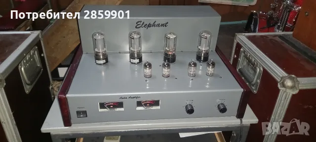 🎵 Продава се лампов усилвател ELEPHANT – 2 × 30 W / 8 Ω 🎵