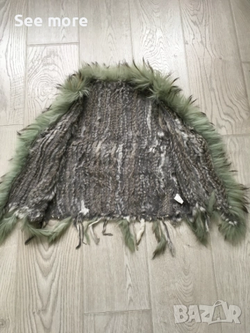 Елек естествен косъм лисица и заек С/М 2 модела, снимка 11 - Елеци - 52436934