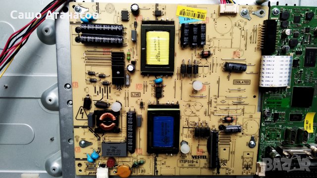 TOSHIBA 32W1333G с дефектна матрица , 17MB95S-1 , 17IPS19-4 , SSL320_0D3A , LTA320AP33, снимка 5 - Части и Платки - 29468363