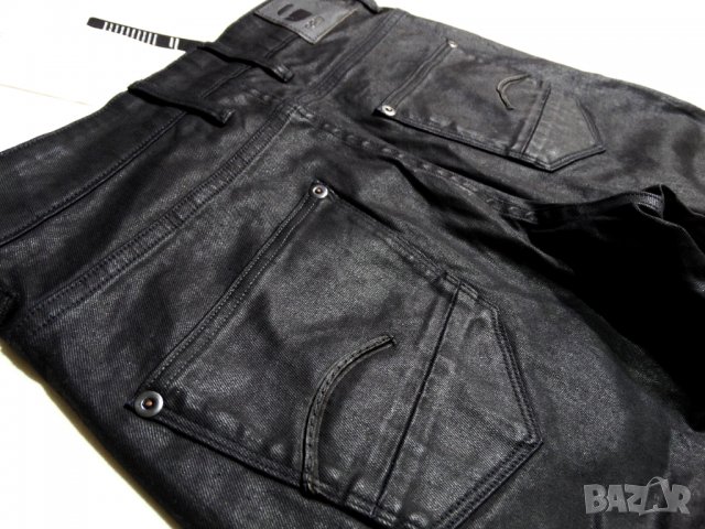 Нови и Намалени! G-star Raw Revend Skinny Jeans BLACK PINTT STRETCH DENIM Мъжки Слим Дънки  W31 L34, снимка 12 - Дънки - 37703061