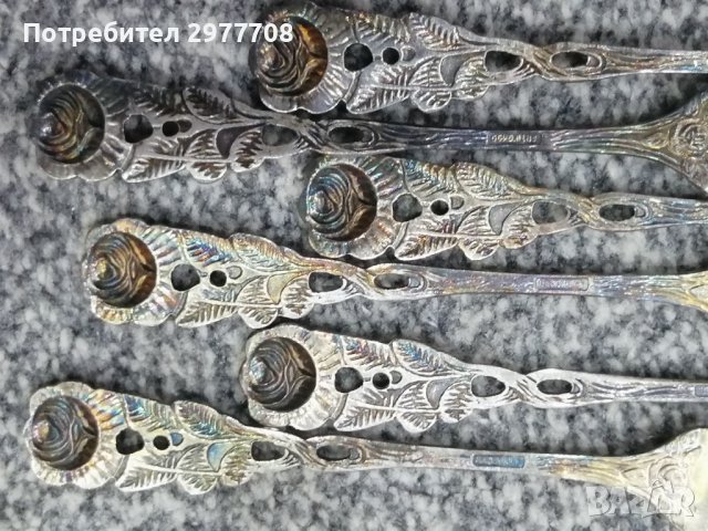 Немски сребърни вилички, снимка 5 - Други ценни предмети - 36927237