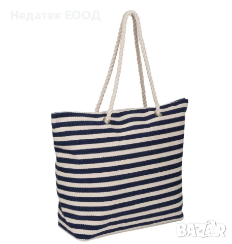 Плажна чанта на райета, 42x15x43см.