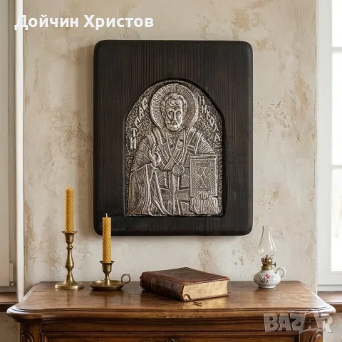 Свети    Никола, снимка 2 - Икони - 56090874
