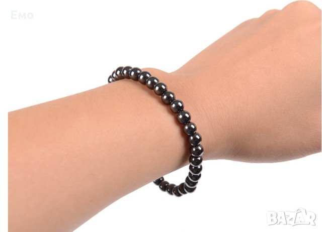 Магнитна гривна от хематит за кръвното налягане, снимка 3 - Други - 30937454