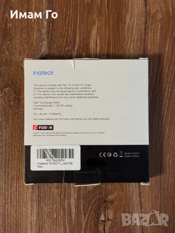 USB PCIe разширителна карта Inateck KU5211 (RedComet Series), снимка 6 - Други - 52567157