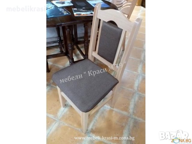 Стол  " Симона" бук-тапициран, снимка 2 - Столове - 34164539