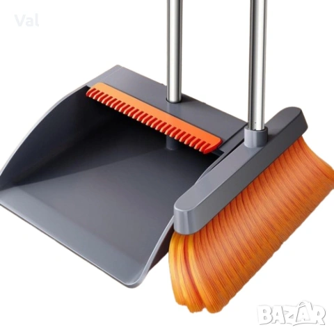 Комплект висококачествена метла с лопата, снимка 8 - Мопове, кофи, четки и метли - 54183005