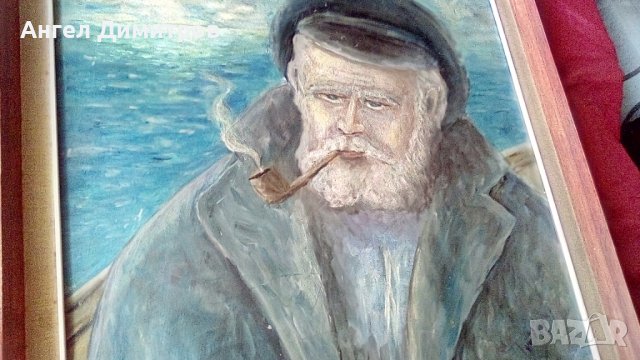 Маслена картина гръцки автор, снимка 4 - Картини - 36648782
