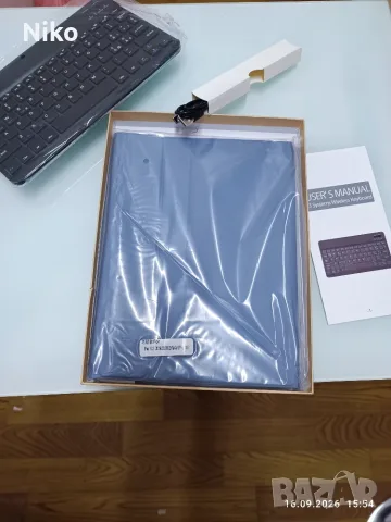 Комплект от калъф и безжична Bluetooth клавиатура за IPad, снимка 2 - Калъфи, кейсове - 56103973