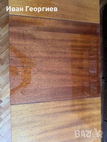 Кафява холна маса разтегателна В/Щ/Д- 54/55/110(157,5), снимка 3 - Маси - 50661392