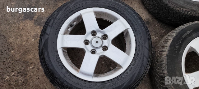 Алуминиеви джанти с гуми 195/65/15 Opel Vectra C  , снимка 2 - Гуми и джанти - 53042455