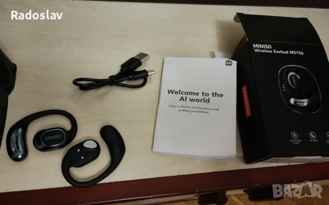 Безжични AI слушалки с превод – 150+ езика, Музика, Спорт, Open Ear, снимка 4 - Bluetooth слушалки - 54257150