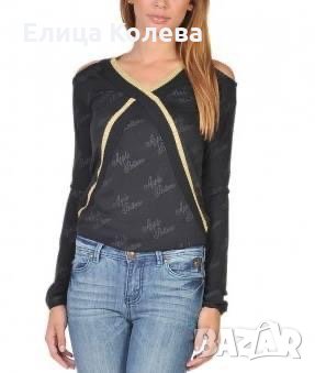 Страхотна блуза с голи рамене и ефектен гръб, снимка 2 - Блузи с дълъг ръкав и пуловери - 30125362