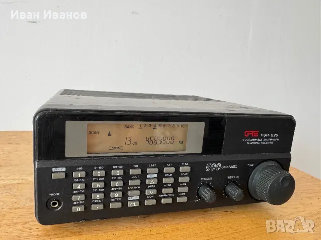 GRE PSR-225 базов VHF/UHF скенер, стилен мобилен/базов скенер от висок клас, снимка 3 - Други - 50165233