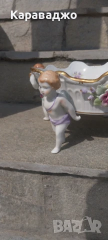 Порцеланова Фруктиера/Бонбониера, снимка 4 - Декорация за дома - 51153234