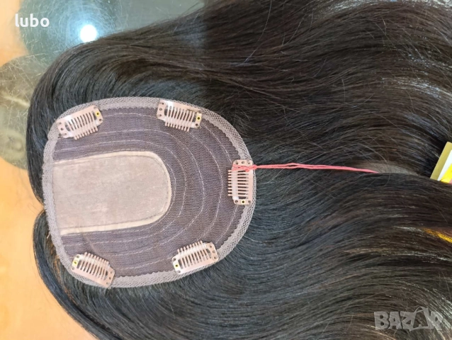 Тупе от естествен косъм, снимка 5 - Аксесоари за коса - 52010065