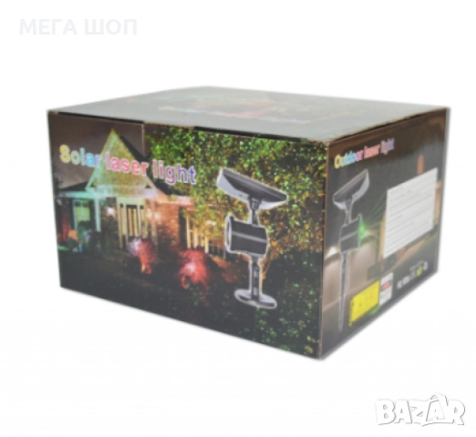 Водоустойчив външен лазер, коледни светлини,  соларен, снимка 3 - Прожектори - 52586994