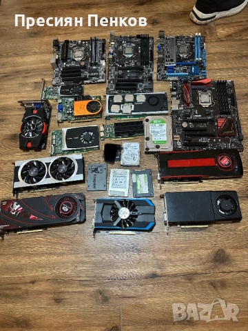 Голям Лот компютърни компоненти за ремонт