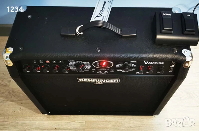 Усилвател за китара кубе berhinger V-ampire LX112 120W вградени ефекти, снимка 13 - Струнни инструменти - 54015476