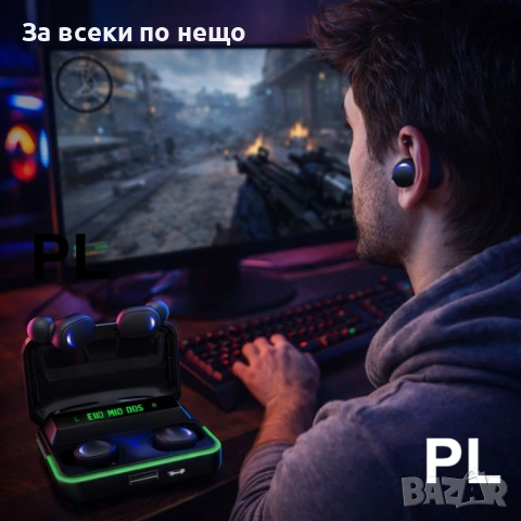 Безжични слушалки E10 МiPods 5.3 с LED дисплей /ED-BJLDP-1010 Код P1976, снимка 5 - Безжични слушалки - 53926940