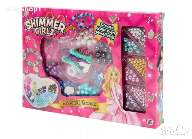 КОМПЛЕКТ ЗА ИЗРАБОТКА НА БИЖУТА ГРИВНИ МЪНИСТА КОЛИЕТА ВИСУЛКИ 25 см, снимка 2 - Образователни игри - 54157395