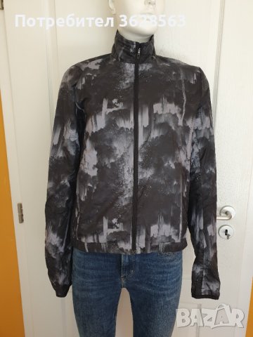 Черно дамско шушляково яке Adidas