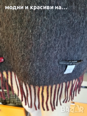 Шал Peruvian Connection от бейби алпака с две лица, снимка 4 - Шалове - 52167258