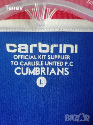 Carlisle United Carbrini оригинална тениска фланелка Карлайл Юнайтед L, снимка 7 - Тениски - 39444941
