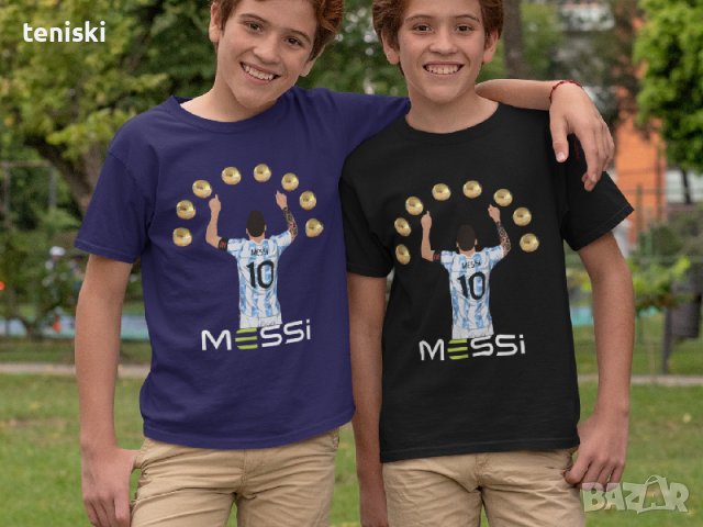 Тениска Lionel Messi 5 модела Мъжки и детски 