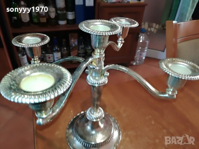 СВЕЩНИК ЗА 5 СВЕЩИ 2803231648, снимка 8 - Антикварни и старинни предмети - 40169135
